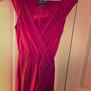 Small Red Charlie Jade Wrap Dress